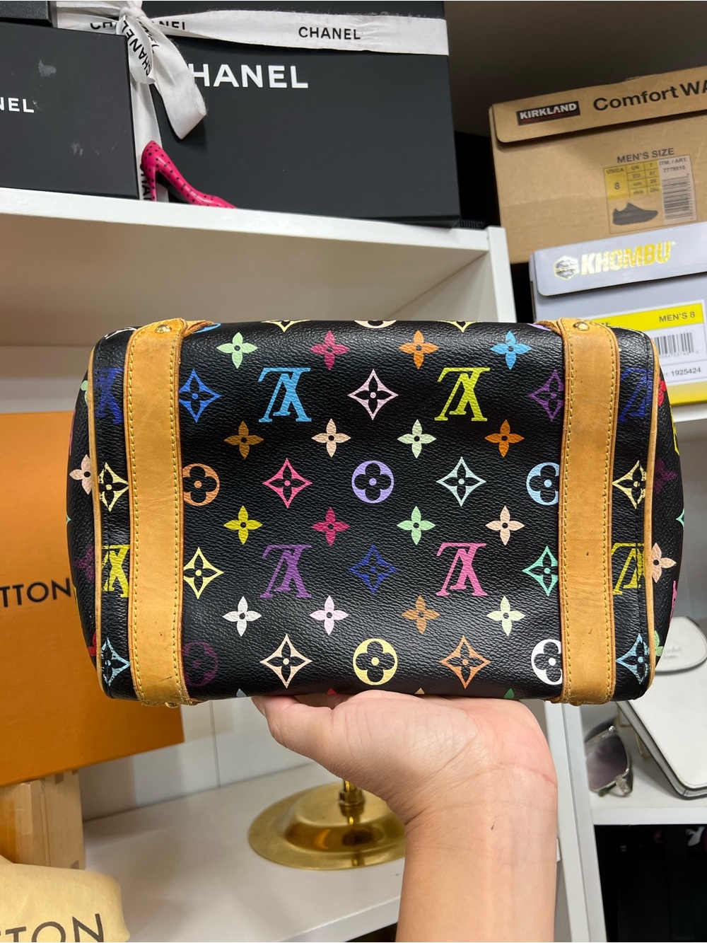 🔥🔥 LOUIS VUITTON Priscilla Monogram Multicolore Multicolor Handbag - Picture 3 of 14